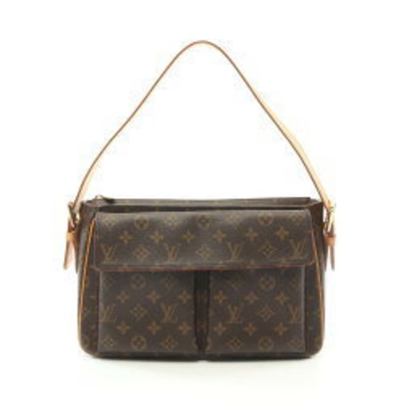 Louis Vuitton Viva Cite GM Shoulder Bag Leather Monogram Brown - Picture 1 of 8